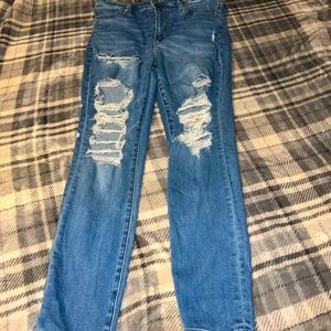 Both are comfy, second pair is Arizona jeans, they make your butt looks nice!!